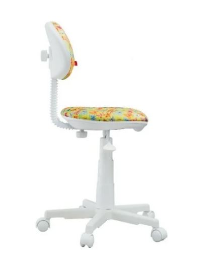 Кресло Логика (пластик WH, PL 540 Ткань, KiD'S, №19(бабочки)