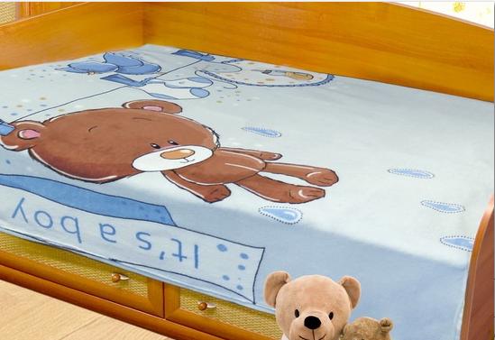 Плед Teddy 127*152 микрофибра 100% п/э