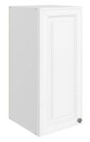 22.06  "Мишель" Шкаф навесной L300 H720 (1 дв. гл.) (эмаль) (белый/белый) 