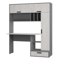 Стол письменный "Техно" Графит/дуб крафт белый 