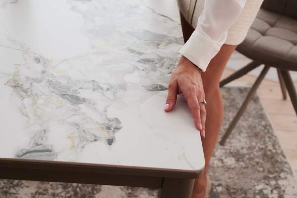 Стол Римини-мини-С, 90(+40)*65*75 мокко/Champagne