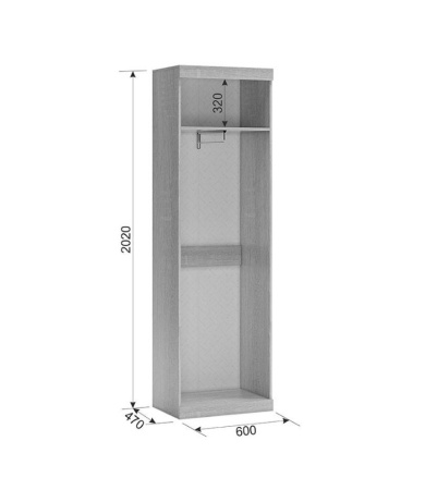 Шкаф 2- створчатый Макси