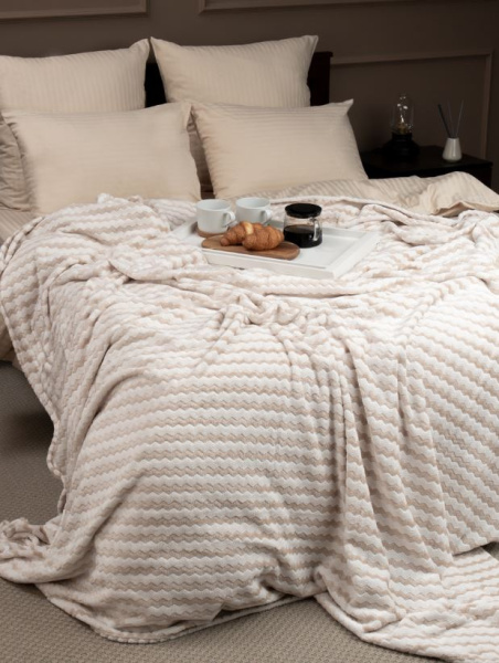 Плед фл Texrepublic жакр.двухцв размер 200*220 92572