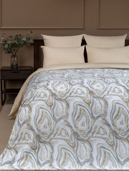 Плед Texrepublic фланель печатный скрутка ЕВРО 93311