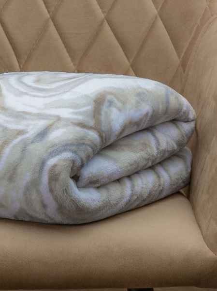 Плед Texrepublic фланель печатный скрутка ЕВРО 93311