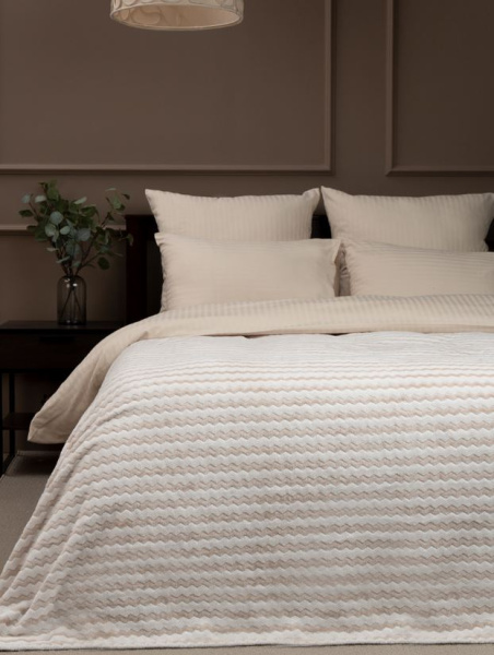 Плед фл Texrepublic жакр.двухцв размер 200*220 92572