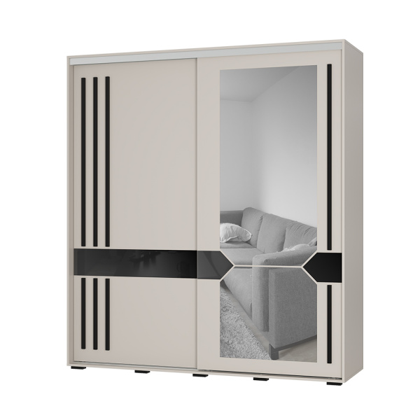 Шкаф-купе Крафт-9 1962*594*2176 Кашемир