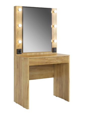 Адам трюмо дуб крафт золотой/графит