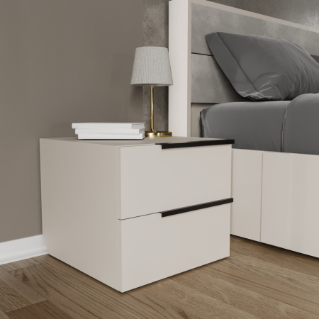 Тумба прикроватная  Сен-Дени Кашемир/Дуб Латте