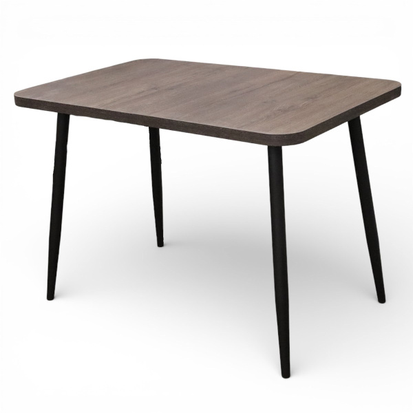 Стол Корсика CRAFT 32,1070*700, Нераздвижной, (ЛДСП Дуб Шоколад) В1, металл черный