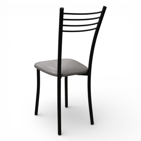 Стул Квинтет Стандарт (черный , к/з Серый 700)