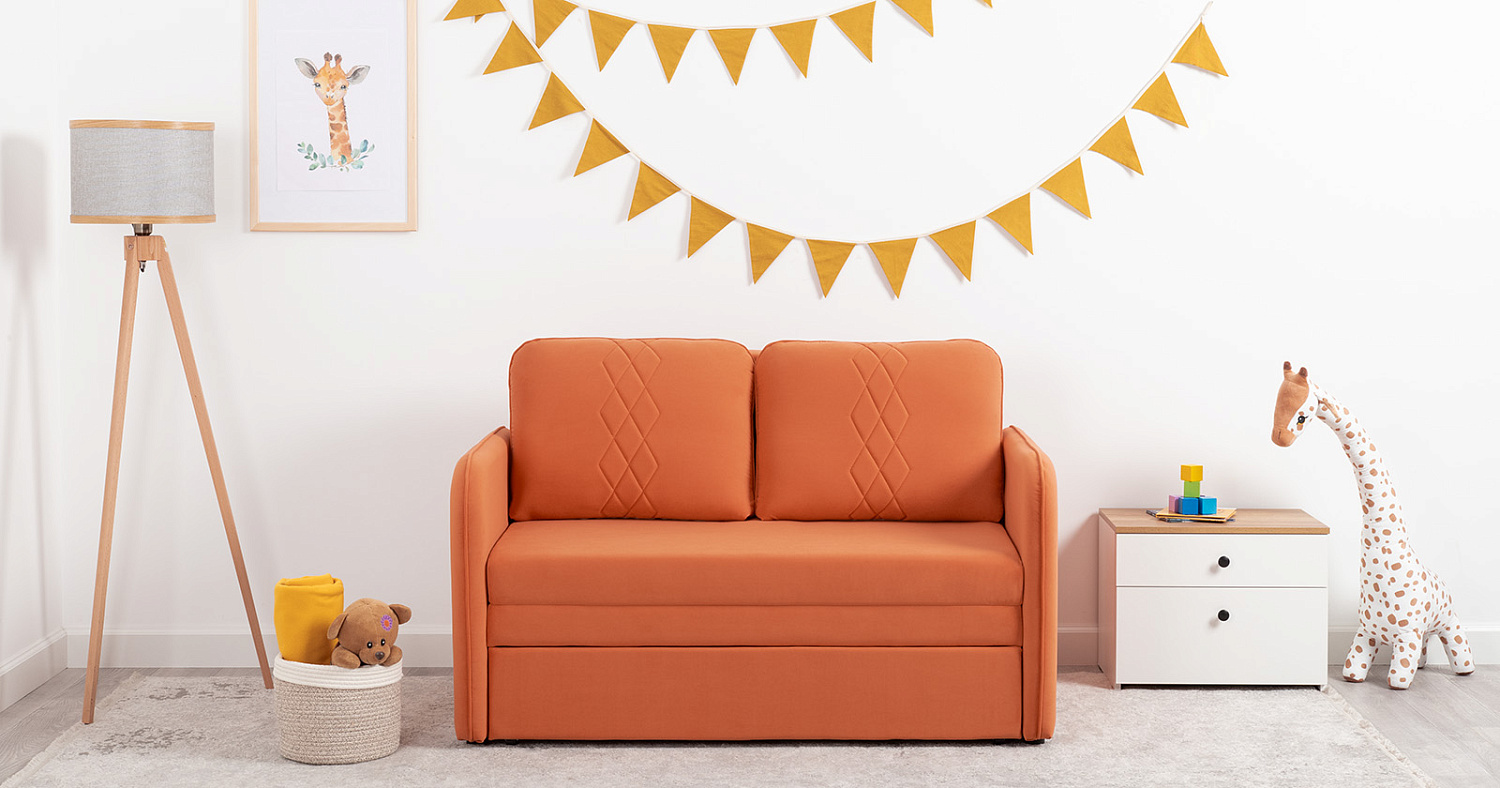 Диван м/г "Юта 120"  Арт. ТД 523 Вивальди 31, Вивальди 31 медный