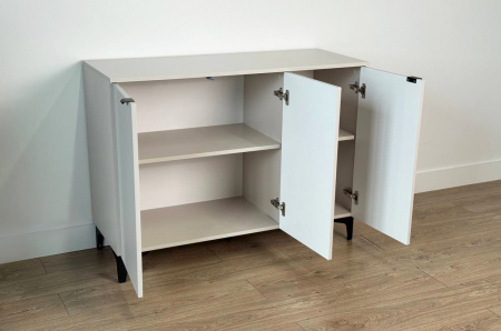 Комод 3 Рич кашемир/фрапучино матовый/черный