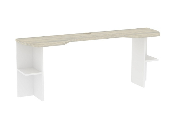 Aurelio 85 Надстройка Белый-Блеквуд Сатиновый/Глазово