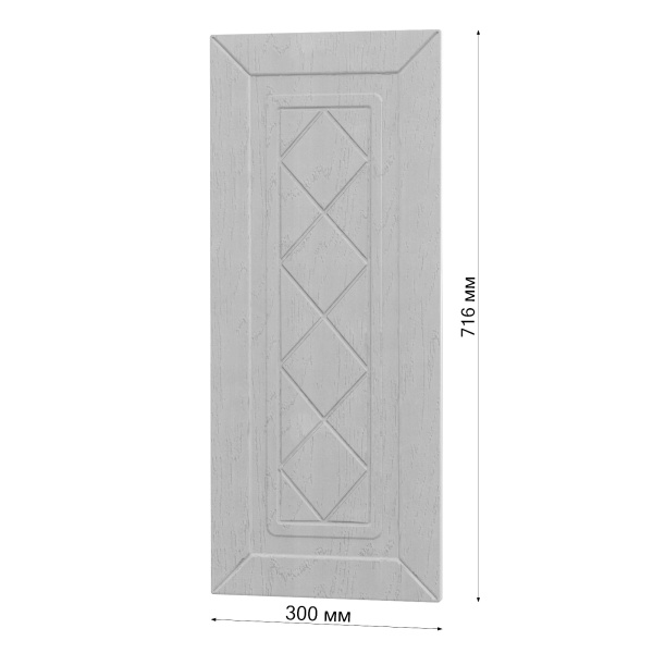 Фасад РОМБ серый 300